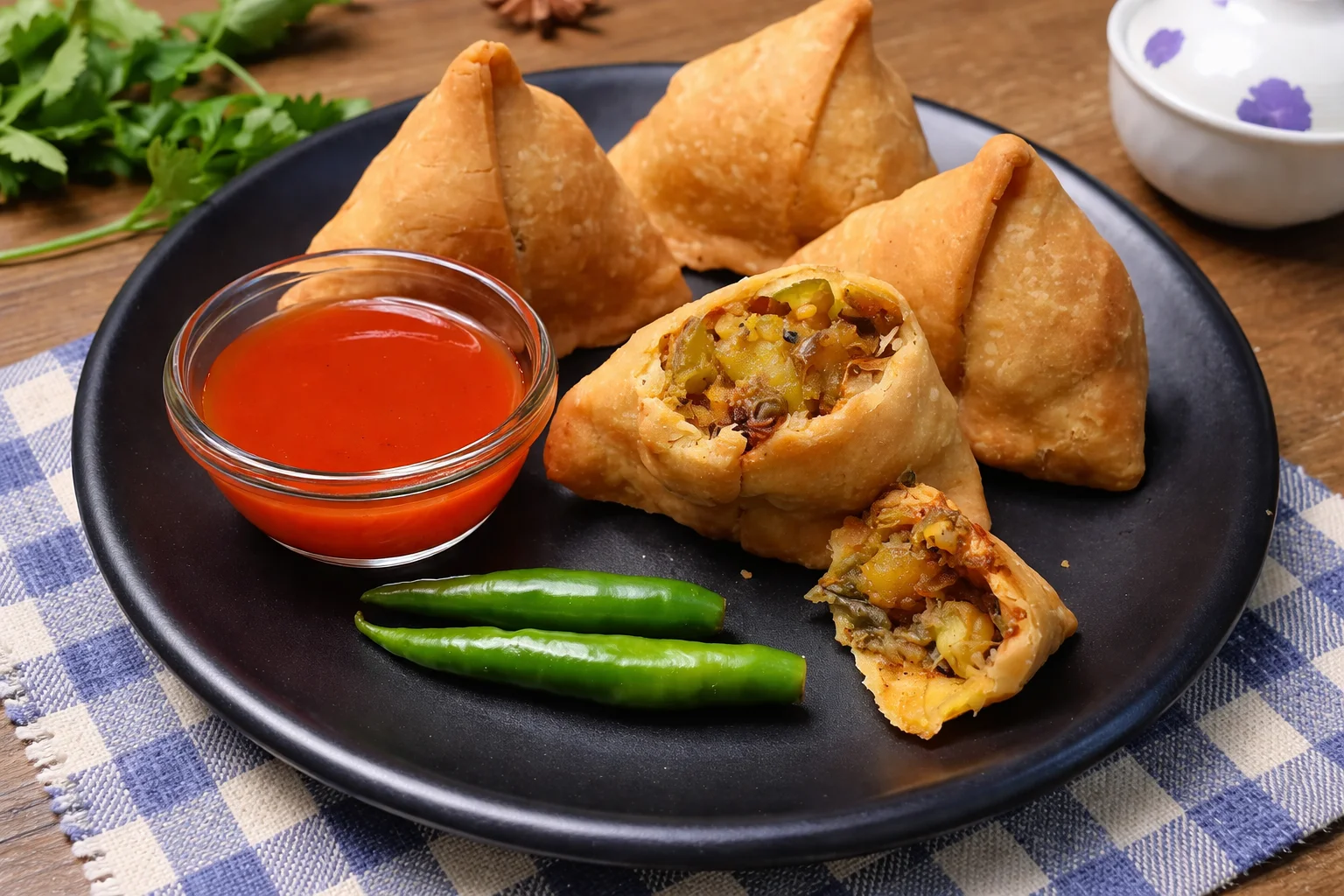 Samosa Bomb appetizer hot starter Calgary Tiffin Services tiffin delivery